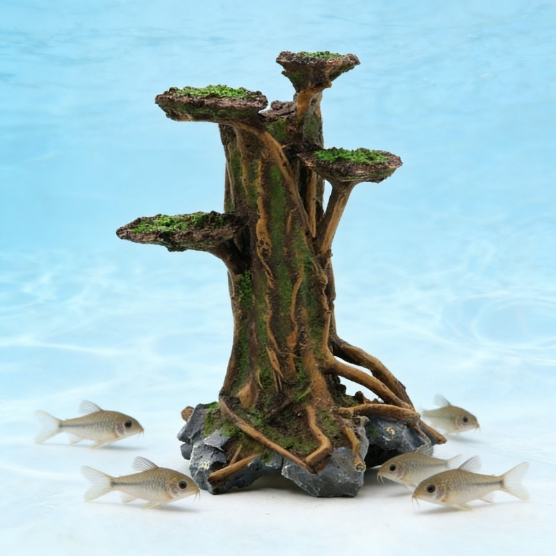 Aquarium Plant Roots - Yapay Yosun Ağacı, Akvaryum Dekorasyonu, Reçine