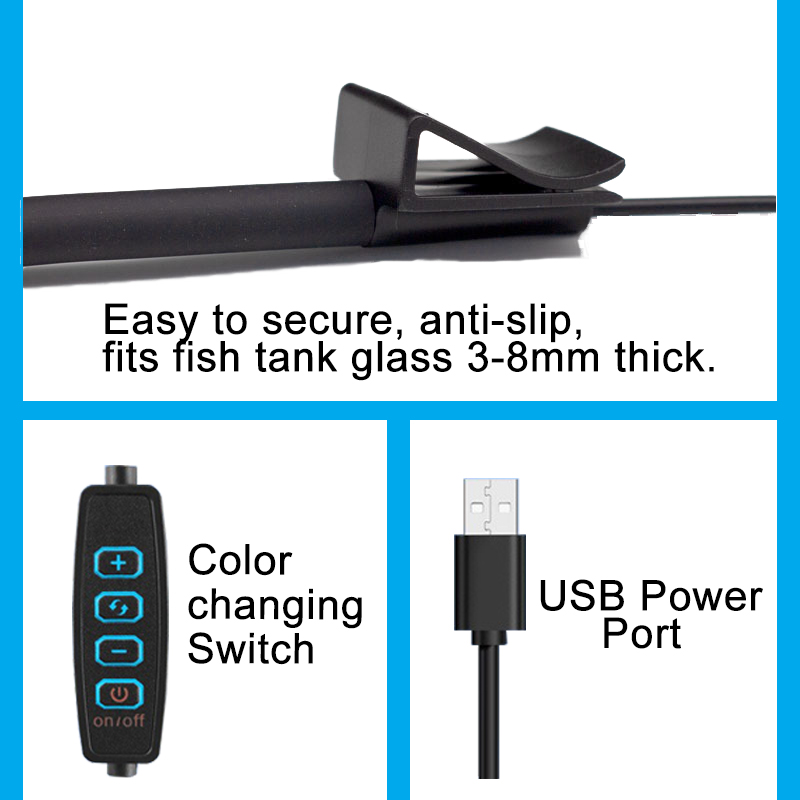 USB Akvaryum LED Lambası Balık - Aquarium Plant Grow Light incelemesi ve fiyatı