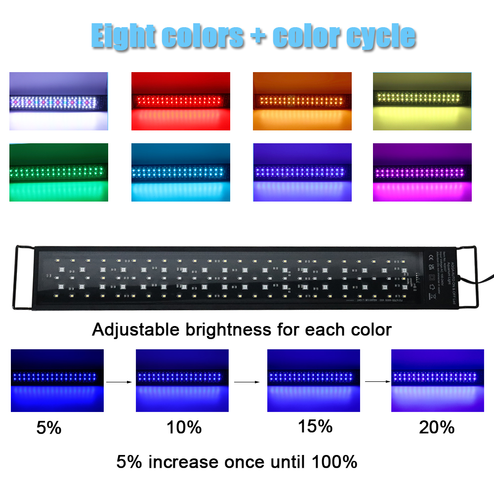 30-60cm Balık Tankı 24/7 Tam S - Aquarium Plant Grow Light incelemesi ve fiyatı